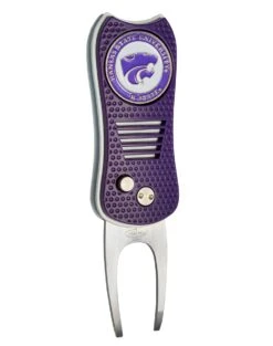 Team Golf Retractable Switchblade Switchfix Divot Tool Ball Marker - NCAA -CaddiesShack Sales Store KansasState Wildcats Switchfix 44448 123