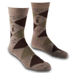 Kartel Argyle Golf Socks -CaddiesShack Sales Store KartelArgyleSocks Fawn