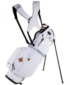 Sun Mountain 2023 Sonnenalp Mid-Stripe Dual Strap Stand Bag -CaddiesShack Sales Store N230133 white
