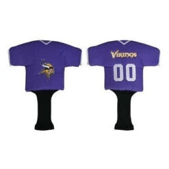McArthur Sports NFL Football Jersey Fan Headcovers -CaddiesShack Sales Store NFL Jersey Cover Vikings