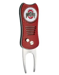 Team Golf Retractable Switchblade Switchfix Divot Tool Ball Marker - NCAA -CaddiesShack Sales Store OhioState Buckeyes Switchfix 44448 142