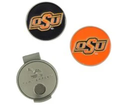 Team Effort Collegiate Hat Clip And 2 Ball Markers -CaddiesShack Sales Store Oklahoma State University Hat Clip Ball Markers Team Effort dbebdc51 ed9c 487e 919e 9fcf44dc9776