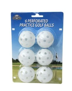 OnCourse Golf Perforated Practice Golf Balls -CaddiesShack Sales Store OnCourse Perferated Golf Balls 13011