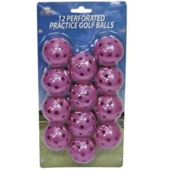 OnCourse Golf Perforated Practice Golf Balls -CaddiesShack Sales Store OnCourse Perferated Golf Balls 13071