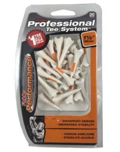 Pride Performance Plastic PTS Golf Tees -CaddiesShack Sales Store Pride Performance PTS 112 White 30ct 87887