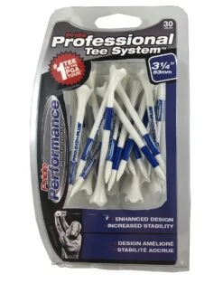 Pride Performance Plastic PTS Golf Tees -CaddiesShack Sales Store Pride Performance PTS 314 White 30ct 87889