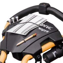 Clicgear Golf 3-Wheel Rovic Swivel Push Cart Model RV1s -CaddiesShack Sales Store RV1S Peach 2