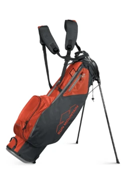 Sun Mountain Golf 2022 UltraLight 2.5+ 4-Way Stand Carry Bag -CaddiesShack Sales Store SM25Gunmetal Inferno