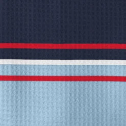 Sun Mountain Sonnenalp Mid-Stripe Golf Towel -CaddiesShack Sales Store Sonnenalp TOWELFROSTNAVYREDcopy