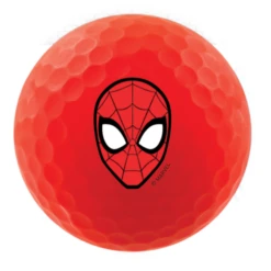 Volvik Marvel Vivid Marvel X Character Golf Balls -CaddiesShack Sales Store Spider Man Ball Red