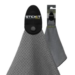 Monument Golf Stick It Magnetic Towels 11 Monument Golf Stick It Magnetic Towels -CaddiesShack Sales Store Stick It Towel Gray a