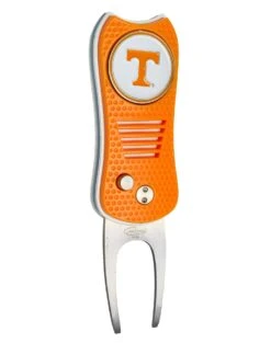 Team Golf Retractable Switchblade Switchfix Divot Tool Ball Marker - NCAA -CaddiesShack Sales Store Tennessee Volunteers Switchfix 44448 150