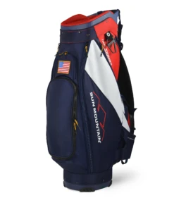 Sun Mountain Golf 2021 Tour Series Staff Cart Bag -CaddiesShack Sales Store TourSeriesNavy White RedAltShot