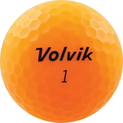 Volvik Vivid Matte Finish Golf Balls - Dozen 25 Volvik Vivid Matte Finish Golf Balls - Dozen -CaddiesShack Sales Store Vivid Sherbert Orange