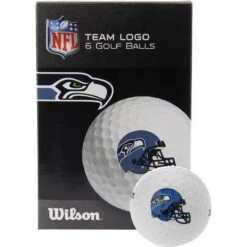 Wilson NFL Team Branded Golf Balls -CaddiesShack Sales Store WGWP166L SEA1