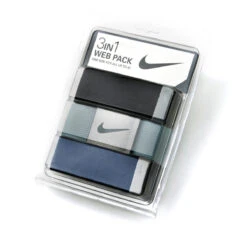 Nike 3-in-1 Web Belt Packs 21 Nike 3-in-1 Web Belt Packs -CaddiesShack Sales Store WebBelt BlackBlueNavy