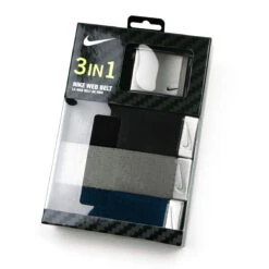Nike 3-in-1 Web Belt Packs 20 Nike 3-in-1 Web Belt Packs -CaddiesShack Sales Store WebBelt BlackGrayNavy1