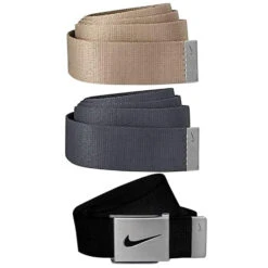 Nike 3-in-1 Web Belt Packs 15 Nike 3-in-1 Web Belt Packs -CaddiesShack Sales Store WebBelt BlackKhakiDarkGray
