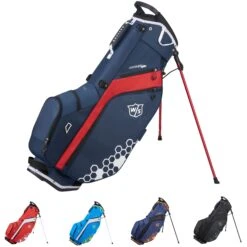 Wilson Staff Golf Feather Lite FL Stand Carry Bags -CaddiesShack Sales Store Wilson Staff Feather Carry Bags