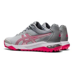 Asics Women's Gel-Course Ace Spikeless Golf Shoes -CaddiesShack Sales Store Women Gel Course Ace grey prink V1 lrg 3