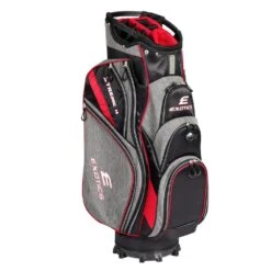 Tour Edge Exotics Xtreme 4 Cart Bags -CaddiesShack Sales Store Xtreme 4 Cart Bag Black Scratch Plaid Red