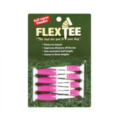 FlexTee Flexible Golf Tees - 8 Pack - Multi Heights -CaddiesShack Sales Store flex tees pink ladies