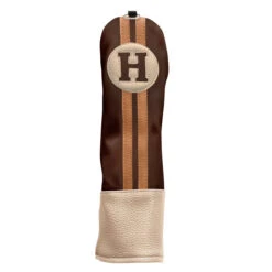 Sahara Retro Vintage Hybrid Headcovers -CaddiesShack Sales Store hy hc chocolate mocha