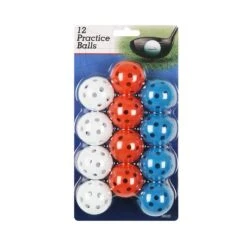Intech Golf Practice Balls With Holes (12 Pack) -CaddiesShack Sales Store i99020