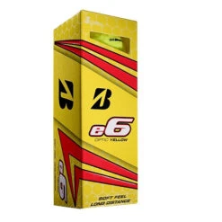 Bridgestone E6 Golf Balls -CaddiesShack Sales Store image 8 BSG e6 Yellow sleeve