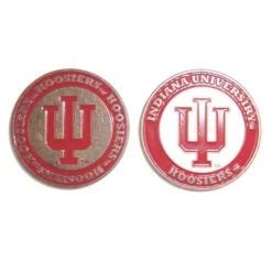 NCAA Double Sided Collegiate Golf Ball Marker Coins 39 NCAA Double Sided Collegiate Golf Ball Marker Coins -CaddiesShack Sales Store indiana