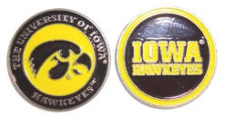 NCAA Double Sided Collegiate Golf Ball Marker Coins 25 NCAA Double Sided Collegiate Golf Ball Marker Coins -CaddiesShack Sales Store iowa