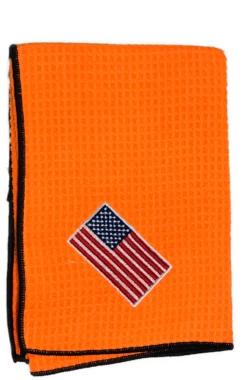 Joseph Elliott USA Embroidered Flag 18" X 18" Micro Fiber Towels -CaddiesShack Sales Store je5