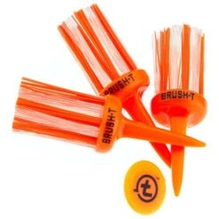 Brush-t Golf Original Brush Tees -CaddiesShack Sales Store orange 1